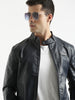 Biker Style Leather Jacket