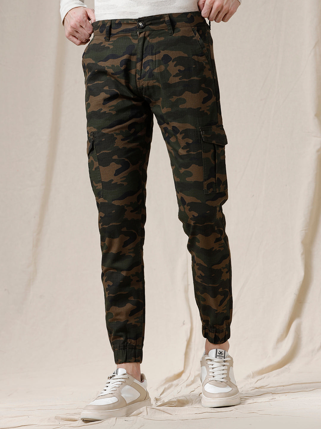 Olive Camo Cargo Jogger