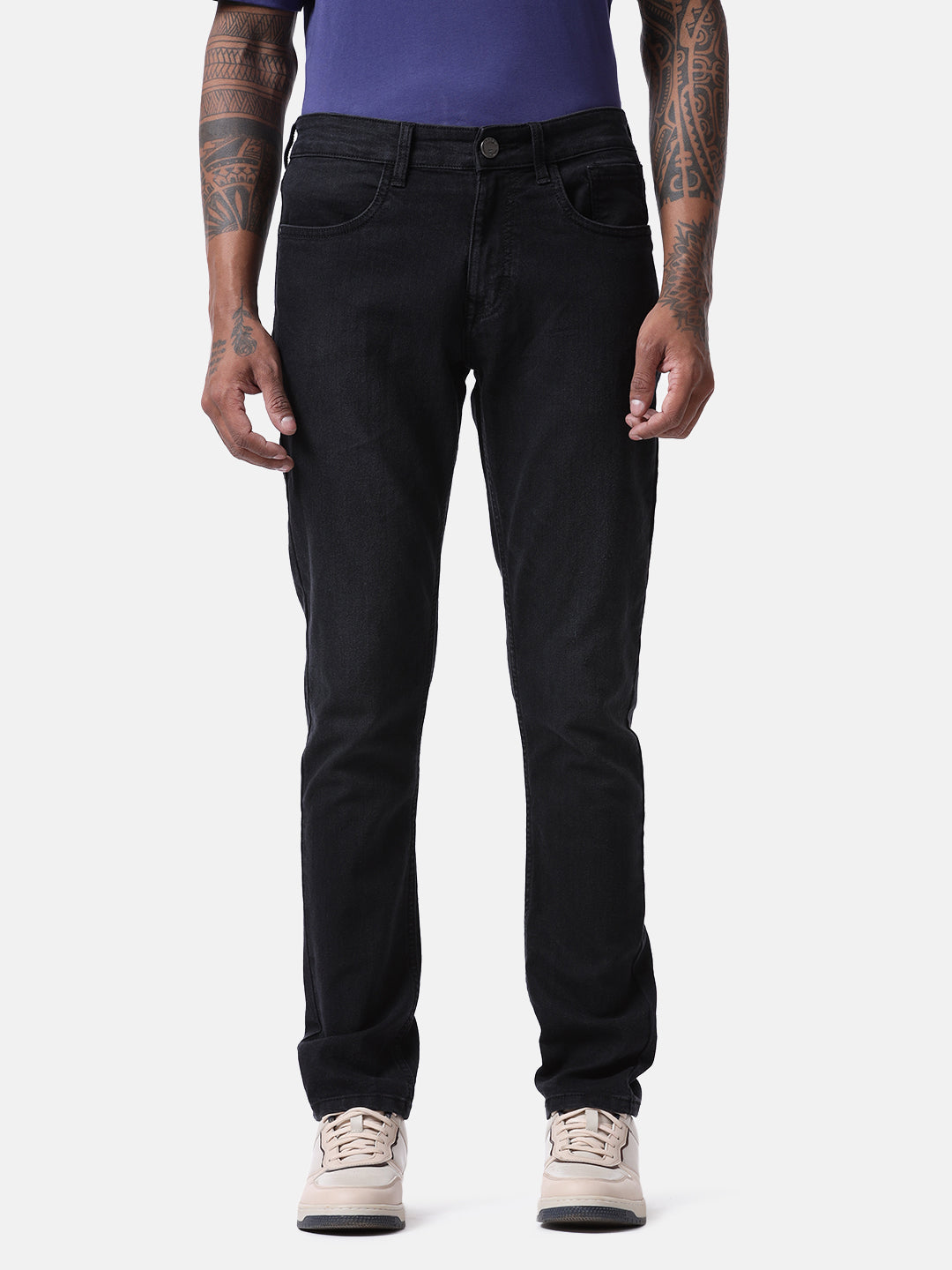 Stellar Black Slim Fit Jeans