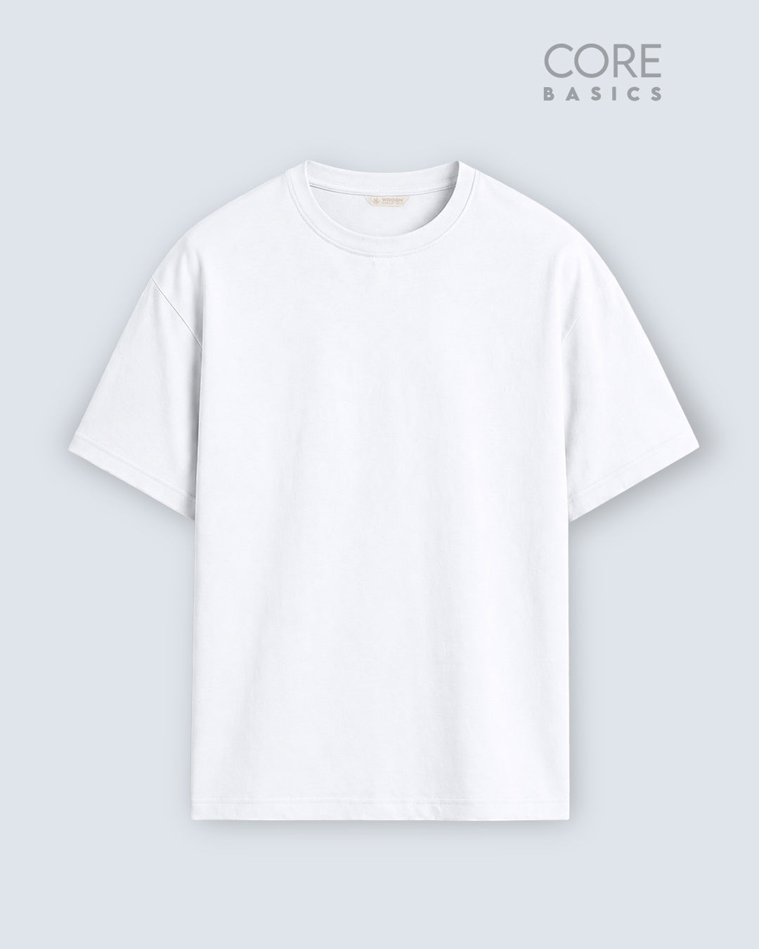 Core Basics Oversized Fit T-Shirt | Essential | White | WTS01HSSL1309W