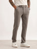 Solid Slim Fit Cotton Blend Trouser | Olive