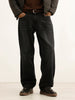 Washed Loose Fit Denim Jeans | Grey