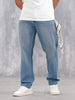 Mid Washed Casual Anti Fit Jeans For Men | Med Stone