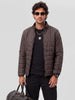 Regular Fit Puffer Jacket | Brown