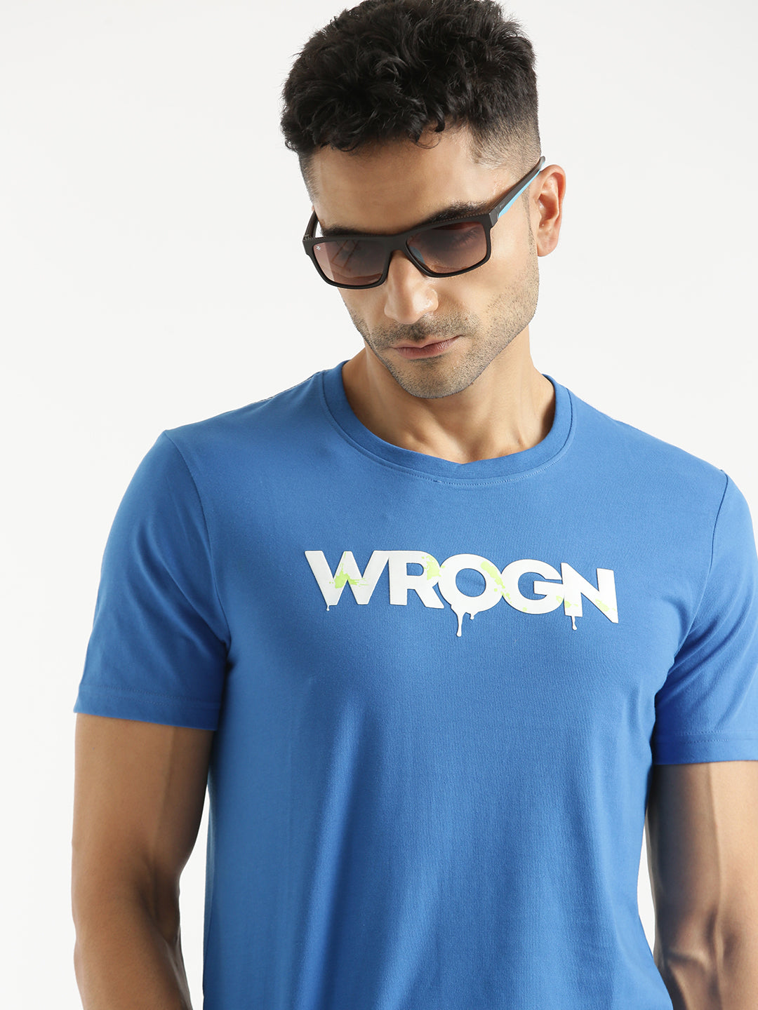 Wrogn Drip Print T-shirt