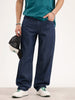 Loose Fit Denim Jeans | Dark Blue