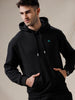 Solid Snug Black Hoodie