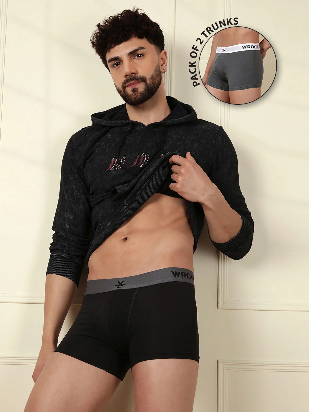 Pack of 2 Solid Cotton Trunks