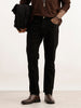 Faded Slim Fit Denim Jeans | Black