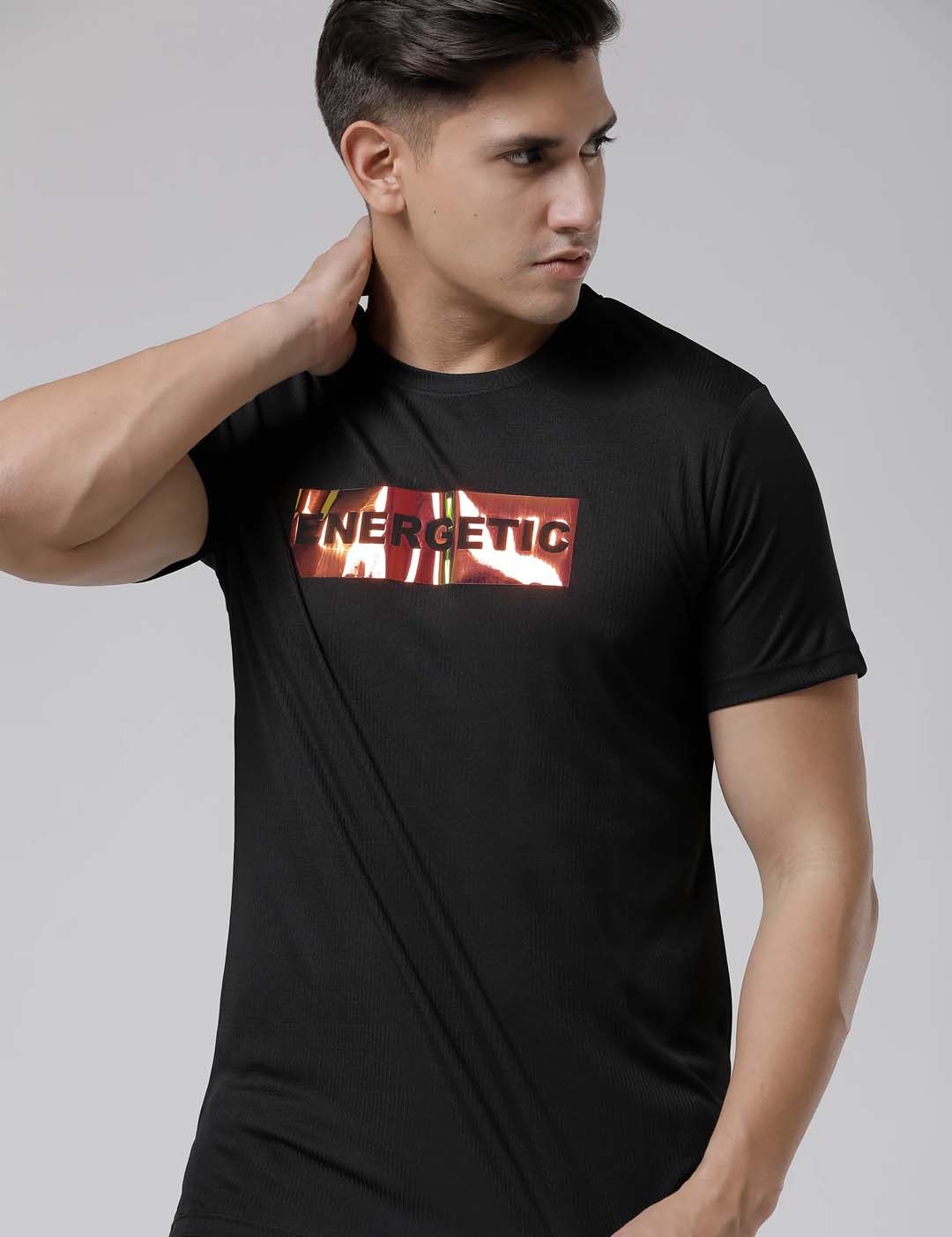 Energetic Gloss Black T-Shirt