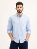 Regular Fit 100% Cotton Shirt | Light Blue