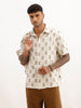 Classic Comfort Fit Jacquard Shirt | Off White