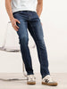 Faded Slim Fit Denim Jeans | Blue