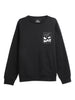 Elite Black Round Neck Sweatshirt