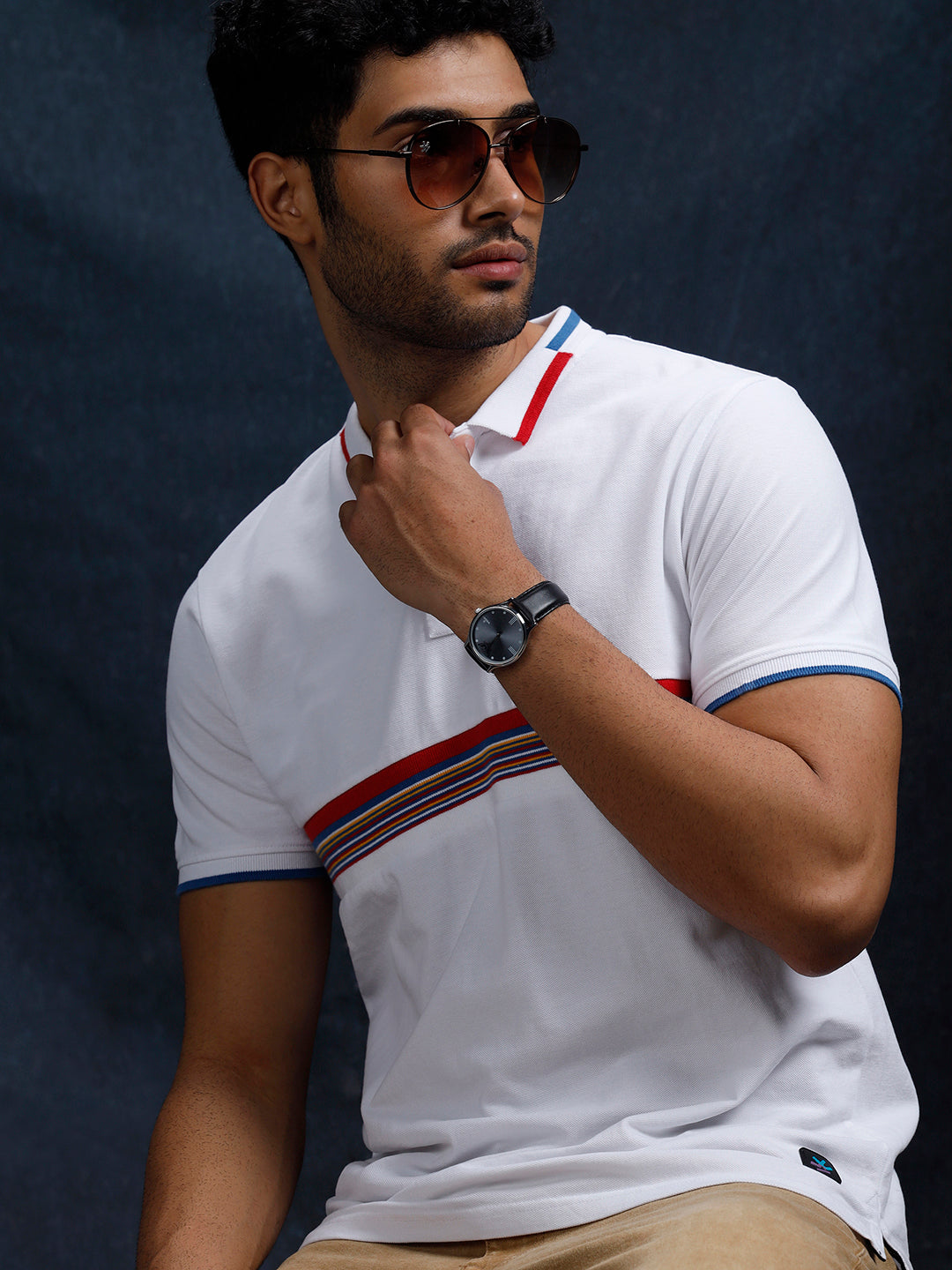 Select Stripes Polo T-Shirt