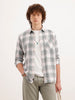 Slim Fit Textured Shirt  | Grey