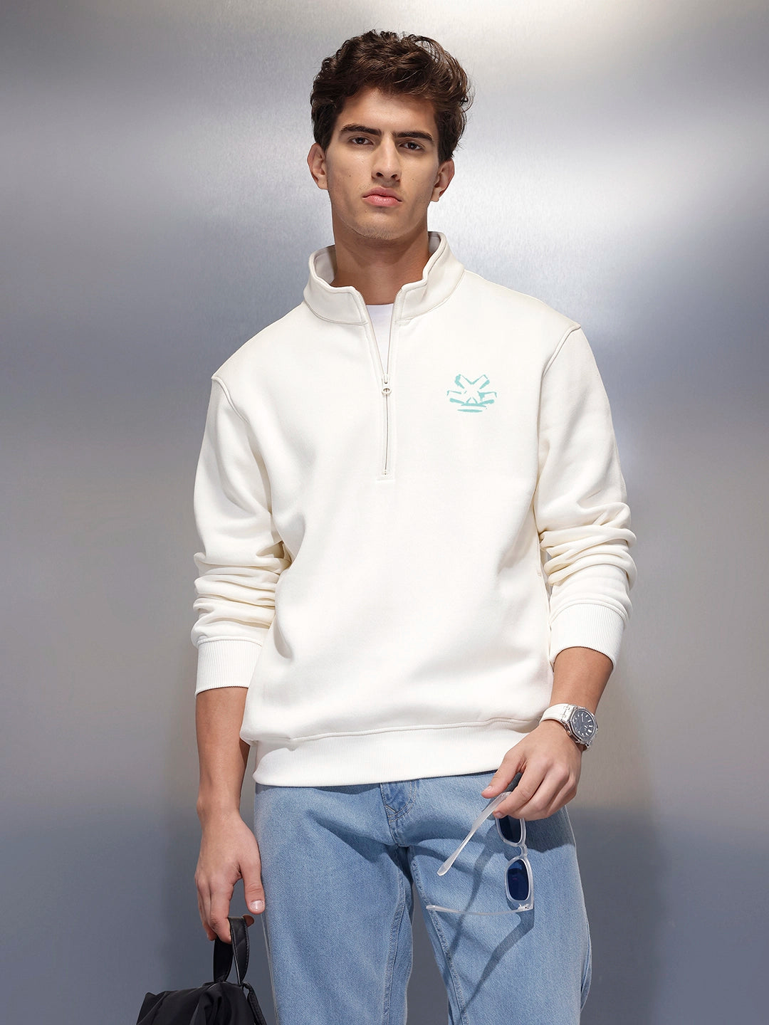 Men's Comfort Fit Sweatshirt   |  Off White