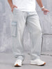 Superstone Wash Loose Cargo Fit Jeans | Super Stone