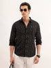 Regular Fit AOP Shirt | Black