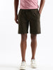 Relaxed Solid Drawstring Shorts