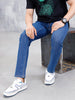 Mid Wash Men's Casual Slim Fit Jeans | Blue