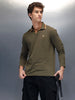 Men's Casual Slim fit Polo T-Shirt  | Olive