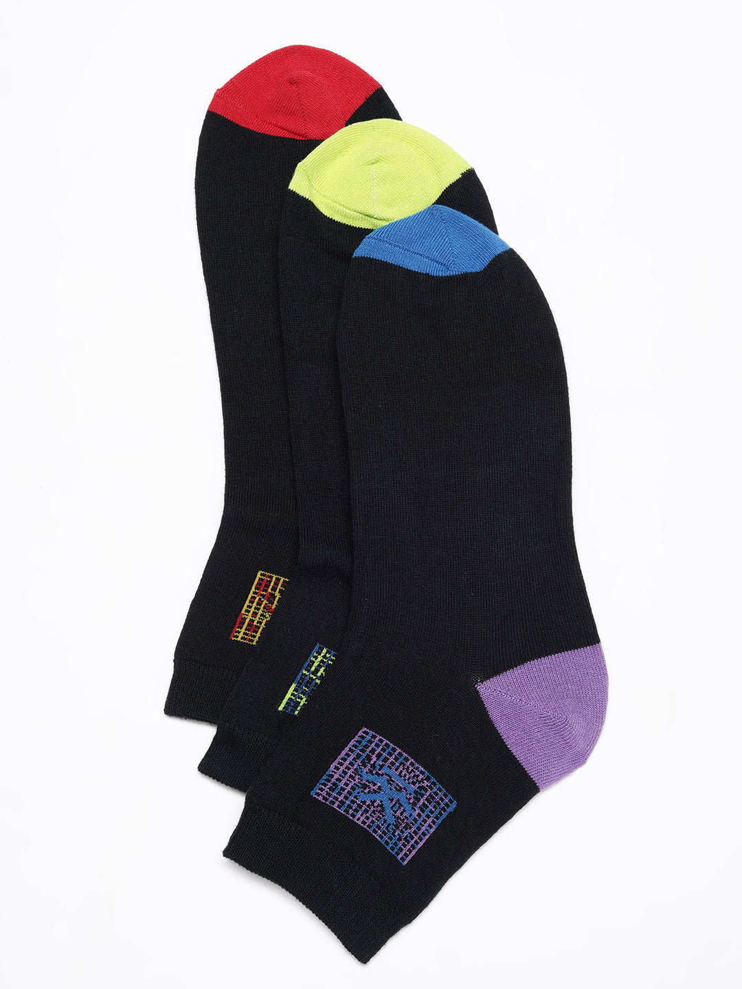 Pack of 3 Printed Design Socks