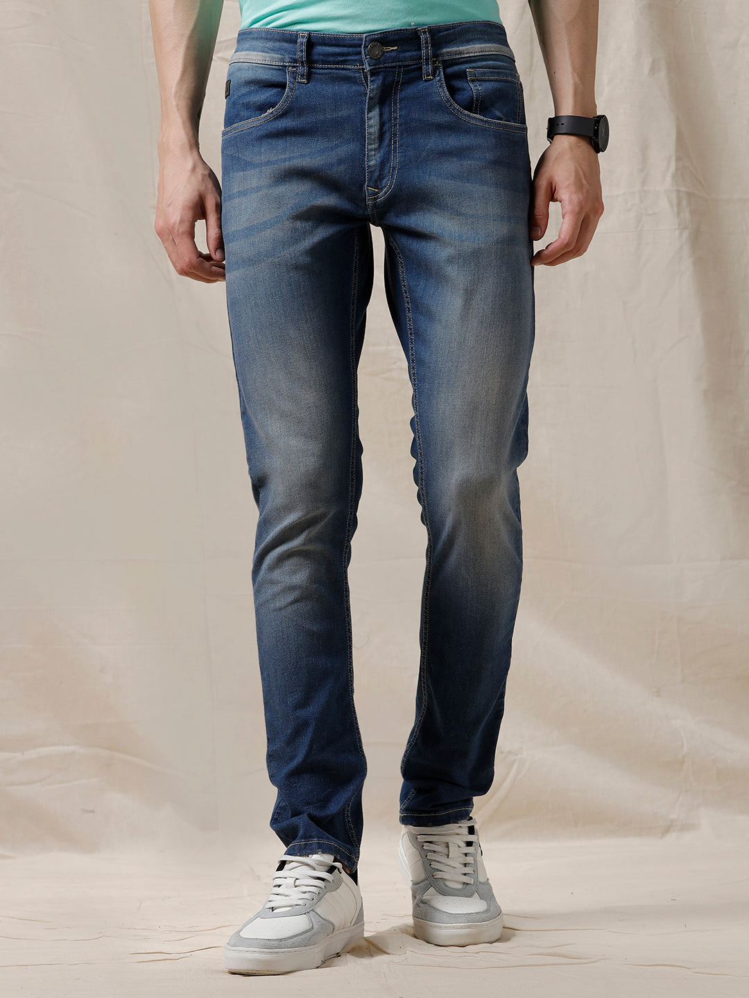 Casual Mid Tone Fade Jeans