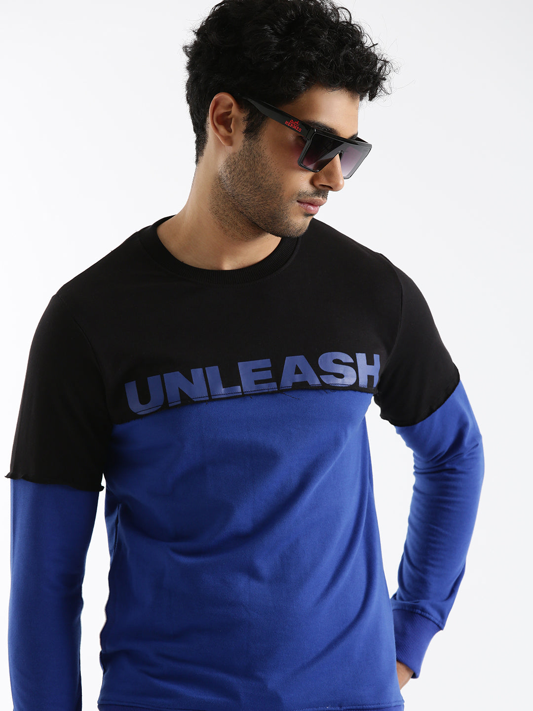 Colour-Blocked Comfort Sweatshirt