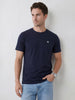Solid Slim Fit T-Shirt | Navy Blue