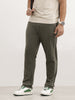 Solid Regular Fit Jogger | Olive