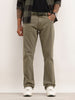 Faded Straight Fit Denim Jeans | Olive | WJN0200SR2237S
