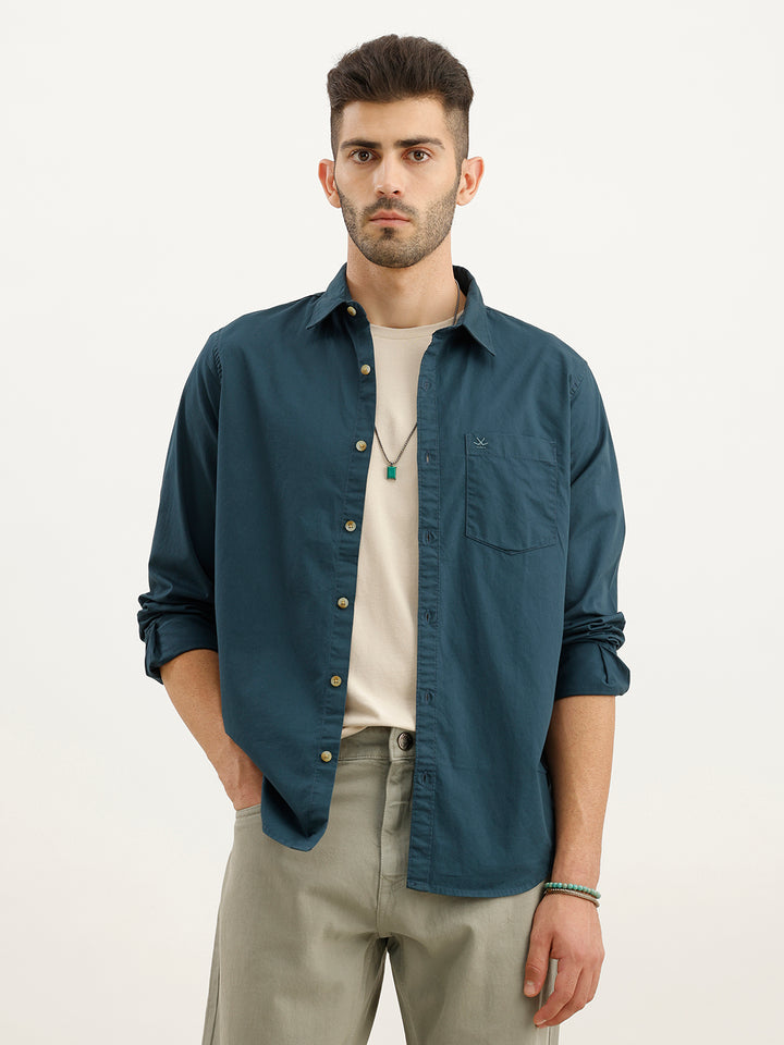 Classic Regular Fit Shirt | Blue