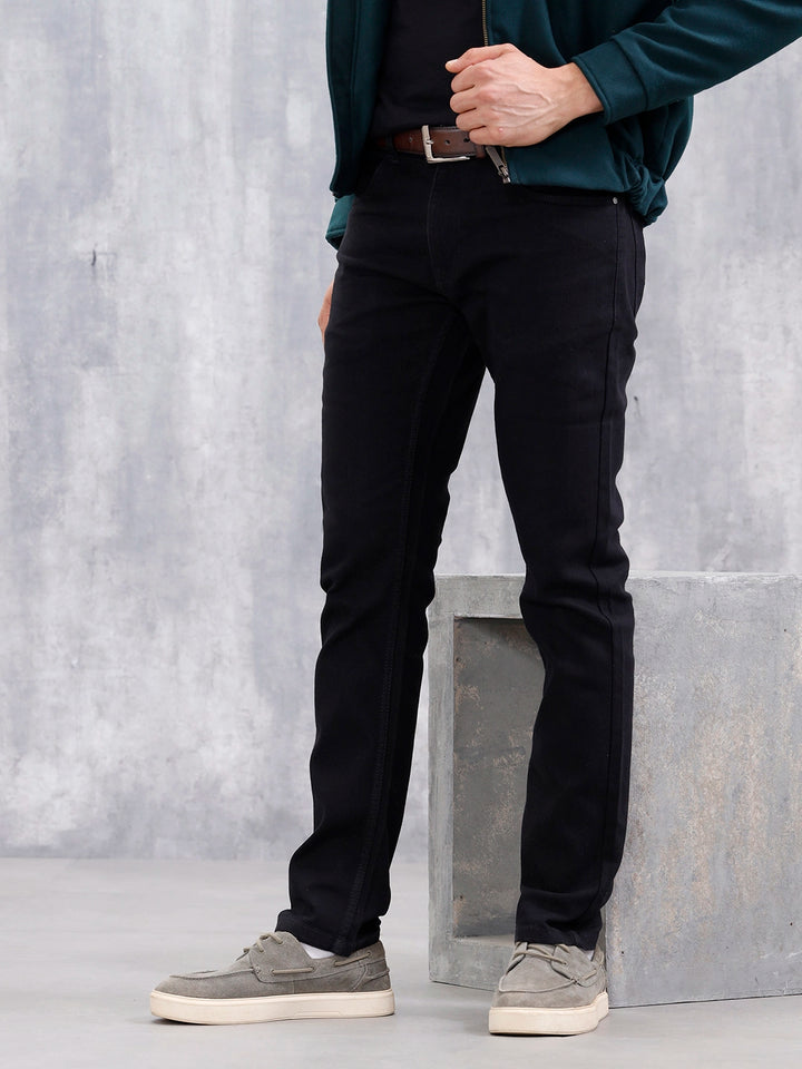 Men's Casual Slim Fit Jeans | Black