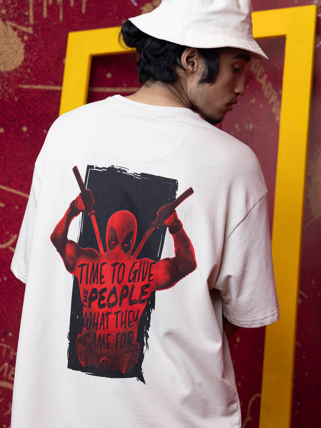 Deadpool Time Oversized T-Shirt