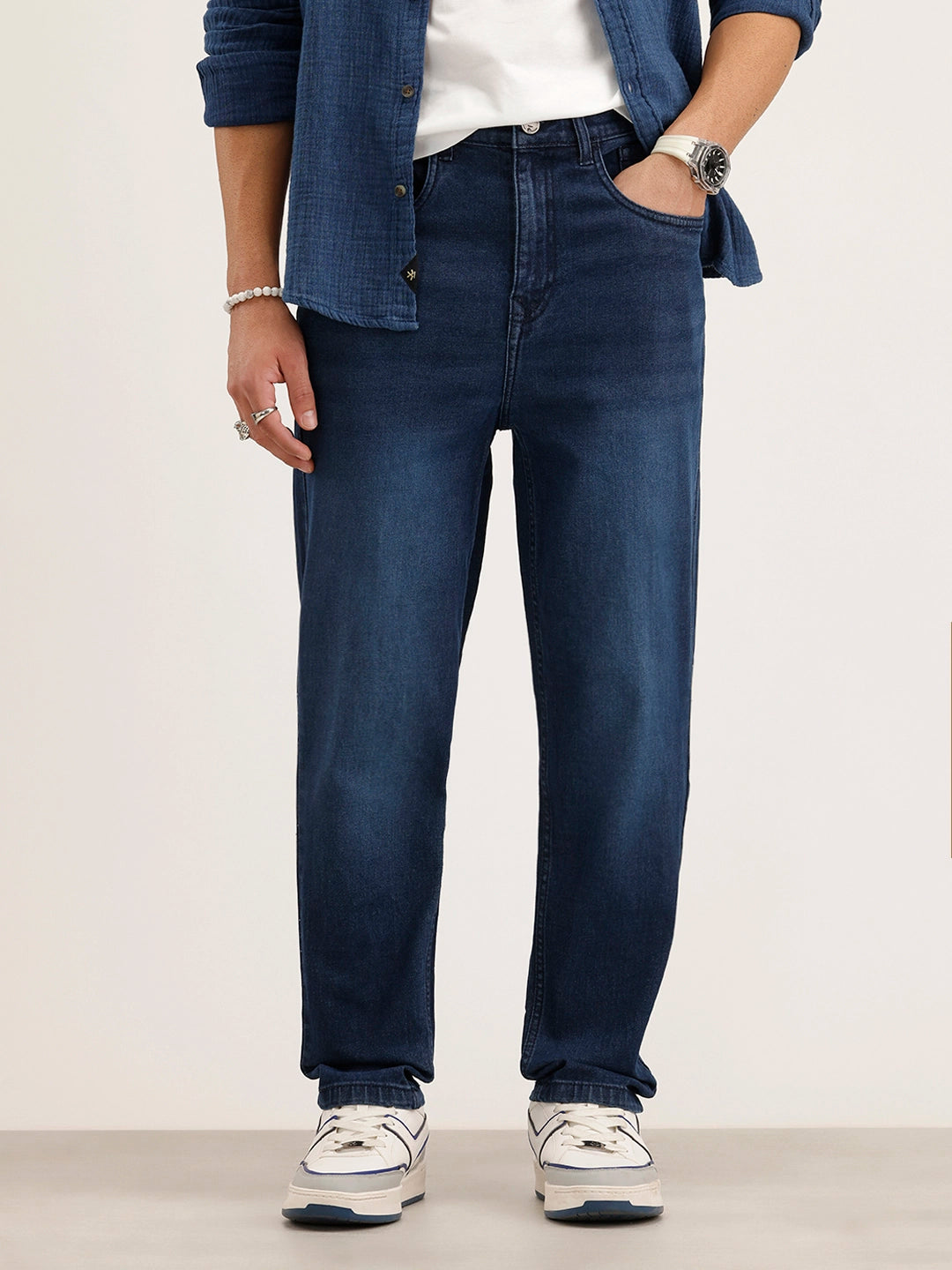 Ankle Slim Fit Denim Jeans | Blue