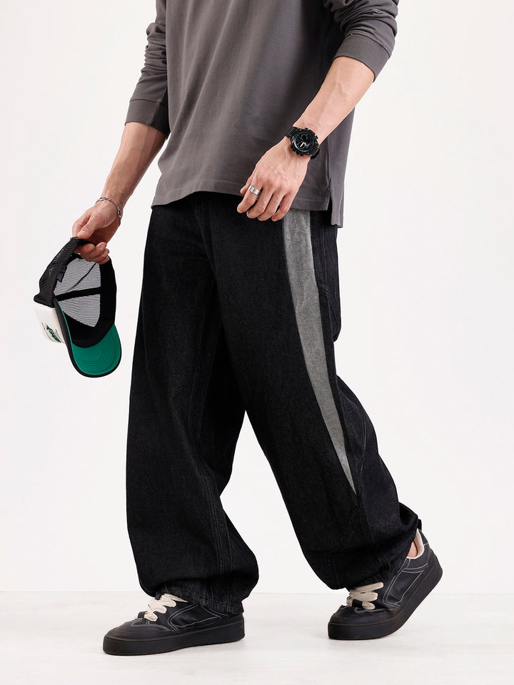 Classic Baloon Fit Jeans   |  Black