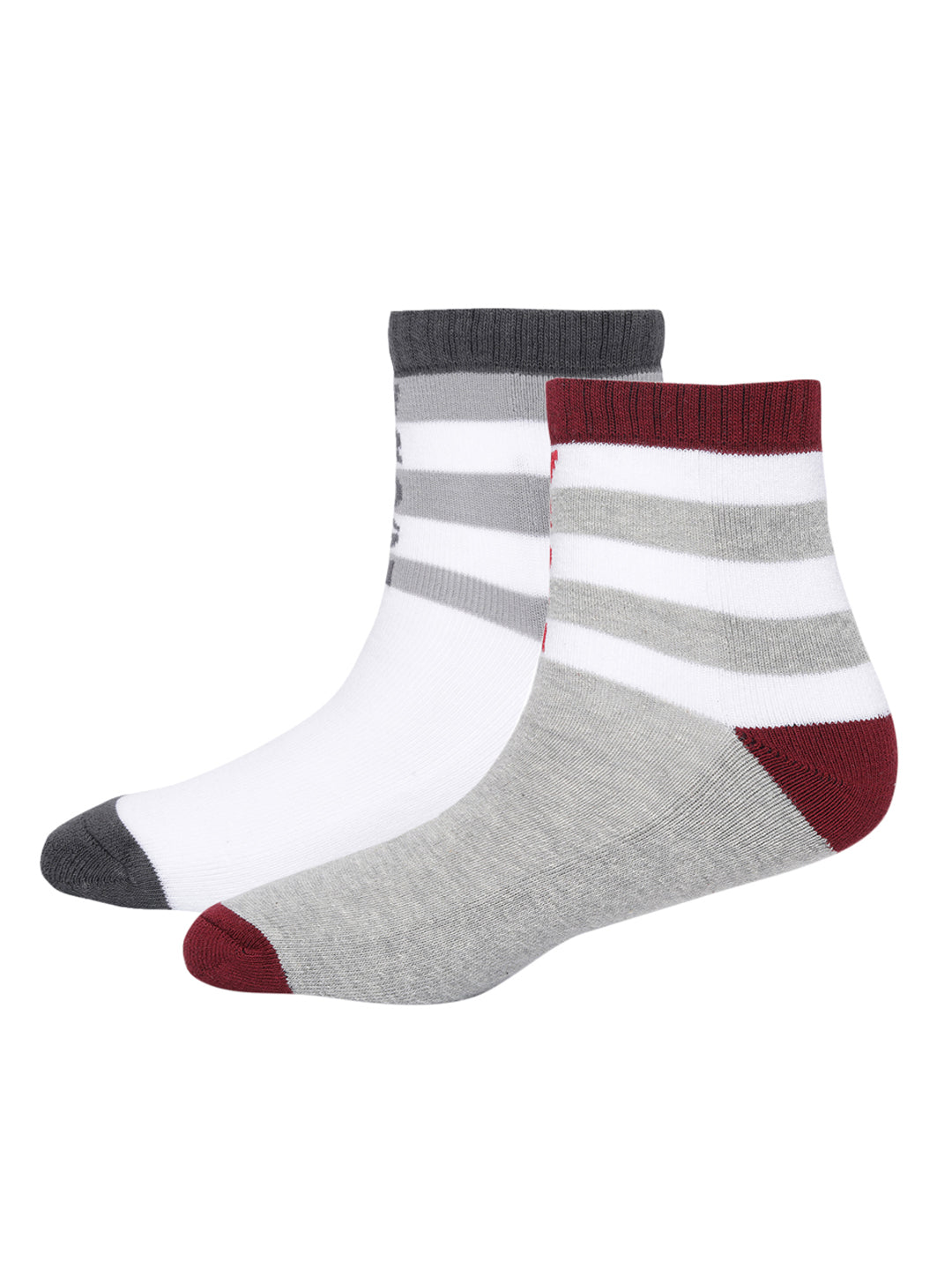 Bold Stretch Ankle Socks Pack of 2