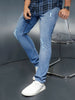 Men's casual slim fit jeans | Blue