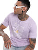 Purple Maze Printed T-Shirt