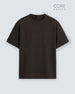 Core Basics Oversized Fit T-Shirt | Essential | Brown | WTS01HSSL1310W