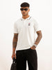 Regular Fit Tipping Collar Polo T-Shirt | Off White