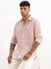 Regular Fit Checkered AOP Shirt | Grey