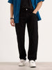 Solid Anti Fit Denim Jeans | Black