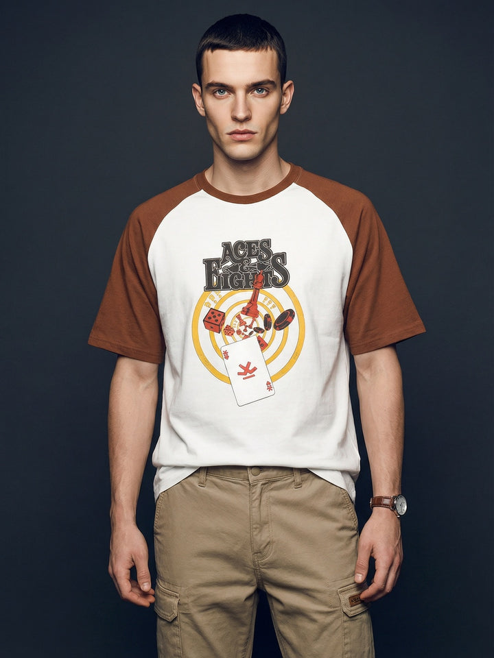 Oversized Ragland Sleeve T-Shirt | White