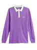 Deep Purple Long Sleeve Polo T-Shirt