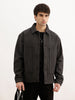 Solid Comfort Fit Jacket | Charcoal | WJK02FSCM1066W