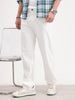 Solid Anti Fit Denim Jeans | White