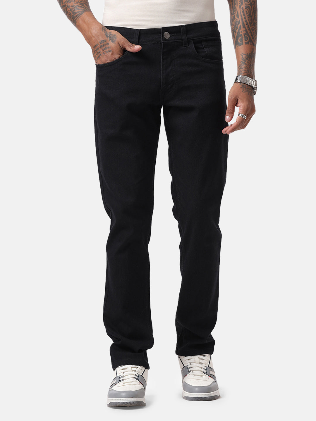 Black Tone Classic Jeans