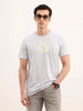 Slim Fit Puffer Printed T-Shirt | Blue